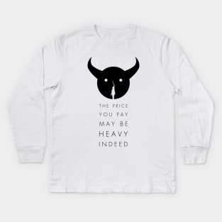 Shadow of the Colossus - Price white Kids Long Sleeve T-Shirt